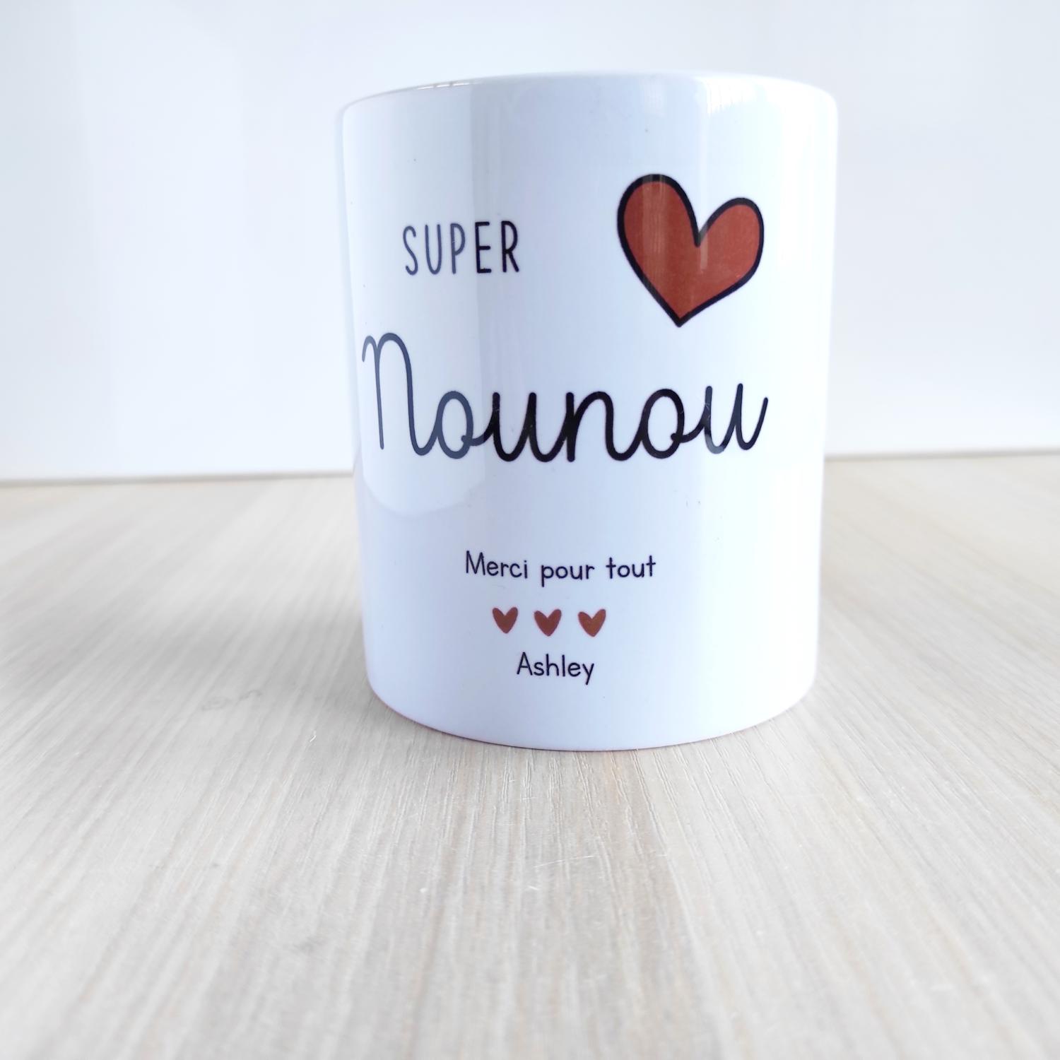 Mug-nounou d'amour mini coeur