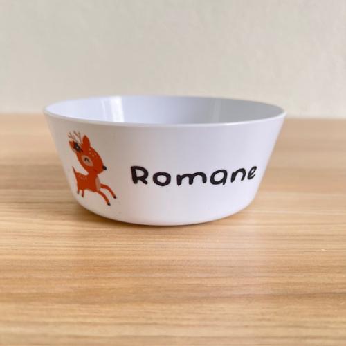 SECONDE CHANCE - BOL ENFANT POLYMERE ROMANE - PRENOM : ROMANE